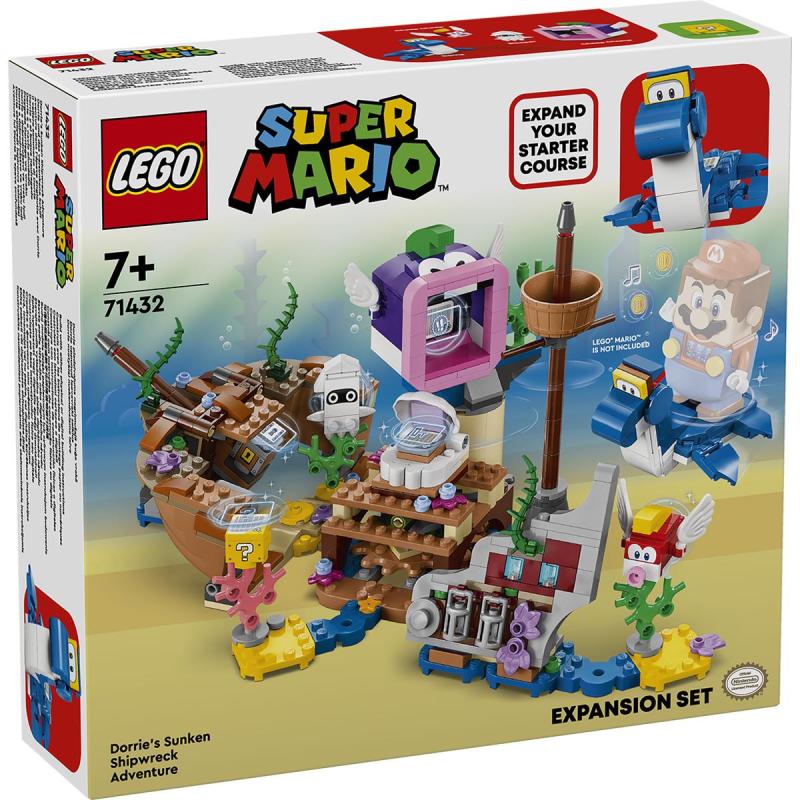 LEGO® Super Mario - Dorrie elsüllyedt hajóroncs kalandjai kiegészítő szet (71432)
