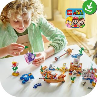LEGO® Super Mario - Dorrie elsüllyedt hajóroncs kalandjai kiegészítő szet (71432)