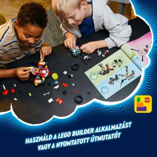 LEGO® Dreamzzz - Cooper tigrisrobotja és Zero hot rod autója (71497)