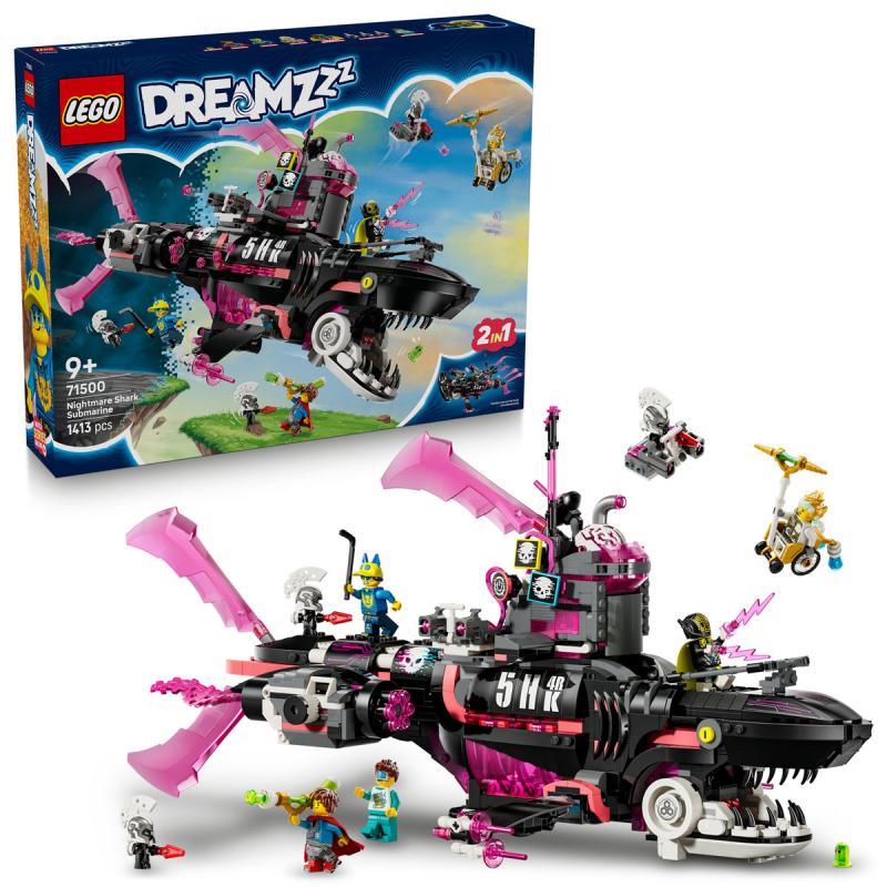 LEGO® Dreamzzz - Rémálom cápa-tengeralattjáró (71500)