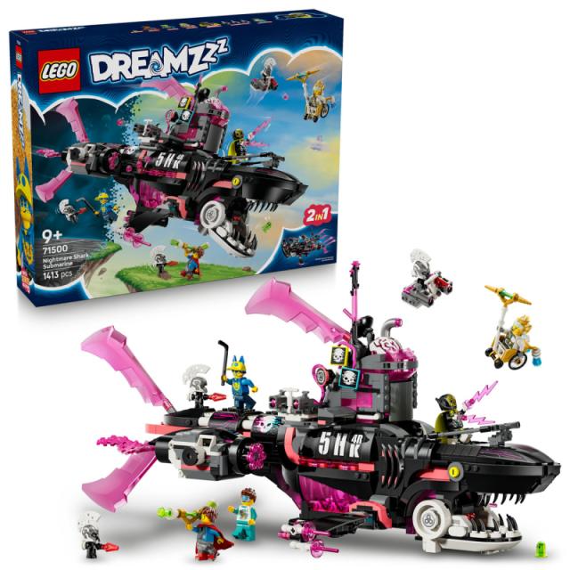 LEGO® Dreamzzz - Rémálom cápa-tengeralattjáró (71500)