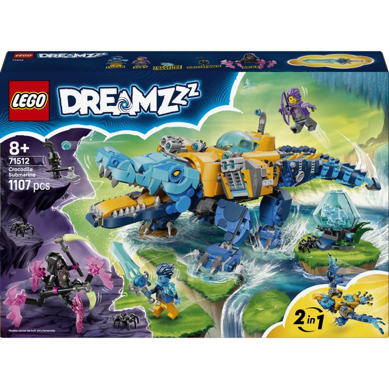 LEGO® Dreamzzz - Krokodil-tengeralattjáró (71512)