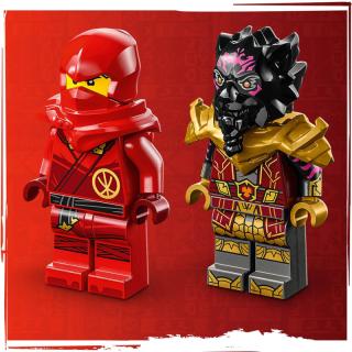 LEGO® NINJAGO - Kai és Ras autós és motoros csatája (71789)