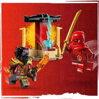 LEGO® NINJAGO - Kai és Ras autós és motoros csatája (71789)