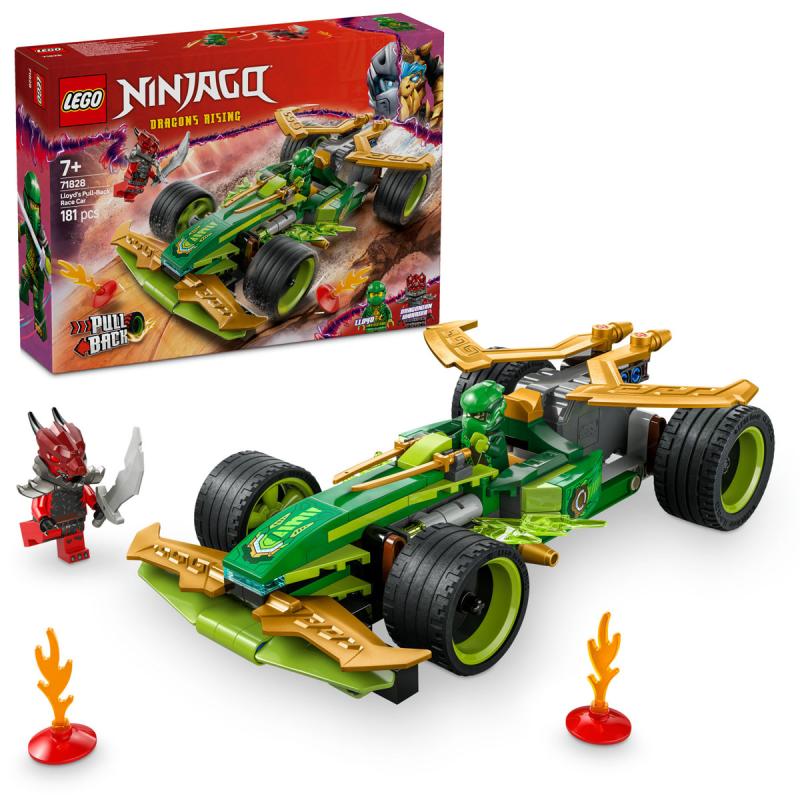 LEGO® NINJAGO - Lloyd hátrahúzhatós versenyautója (71828)