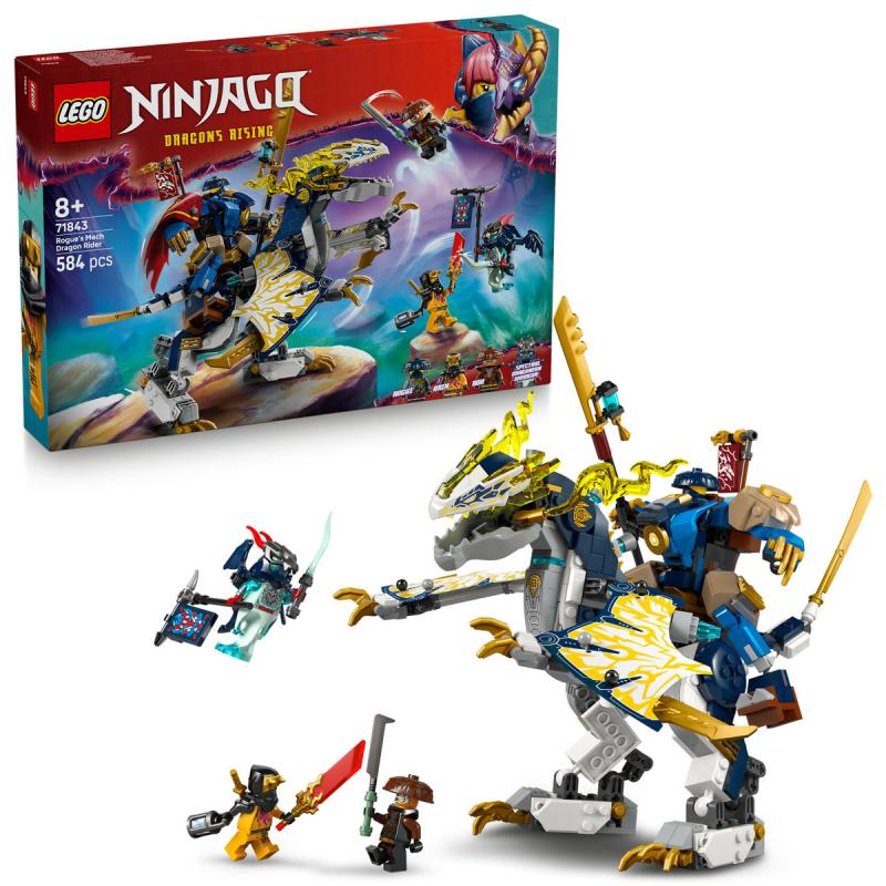 LEGO® NINJAGO - Rouge sárkánylovas robotja (71843)