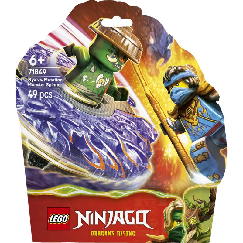 LEGO® NINJAGO - Nya egy mutáns szörny pörgettyűje ellen (71849)