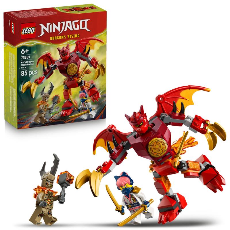 LEGO® NINJAGO - Kai sárkánypáncélja, harci csomag (71851)