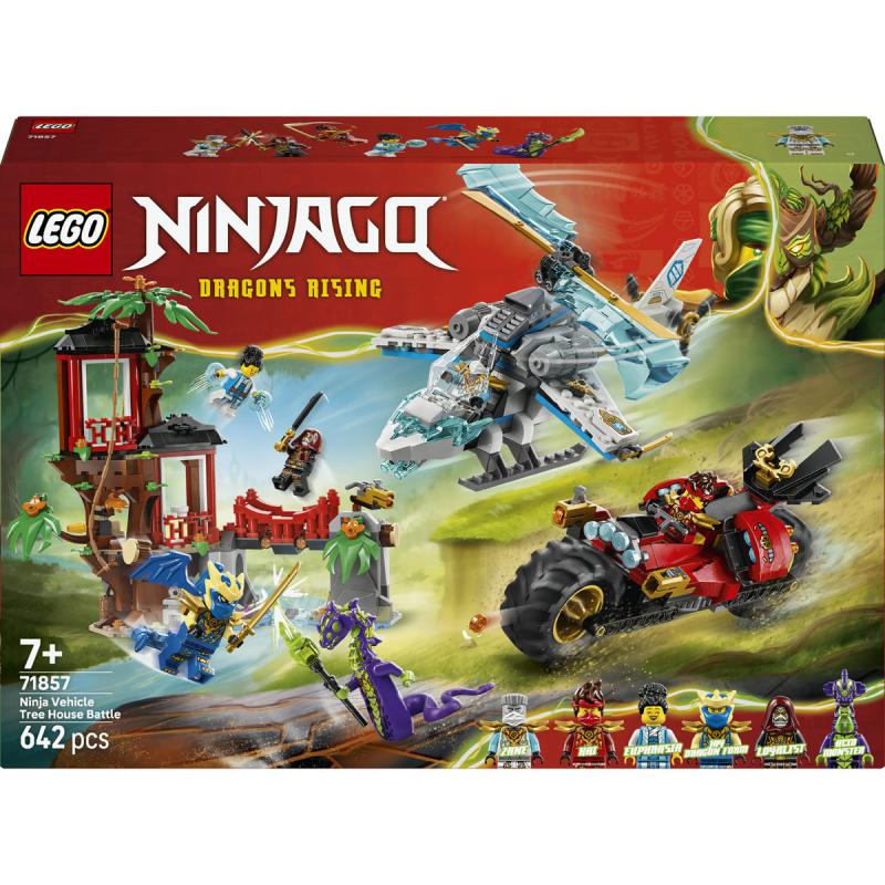 LEGO® NINJAGO - Nindzsajárművek csatája a lombháznál (71857)