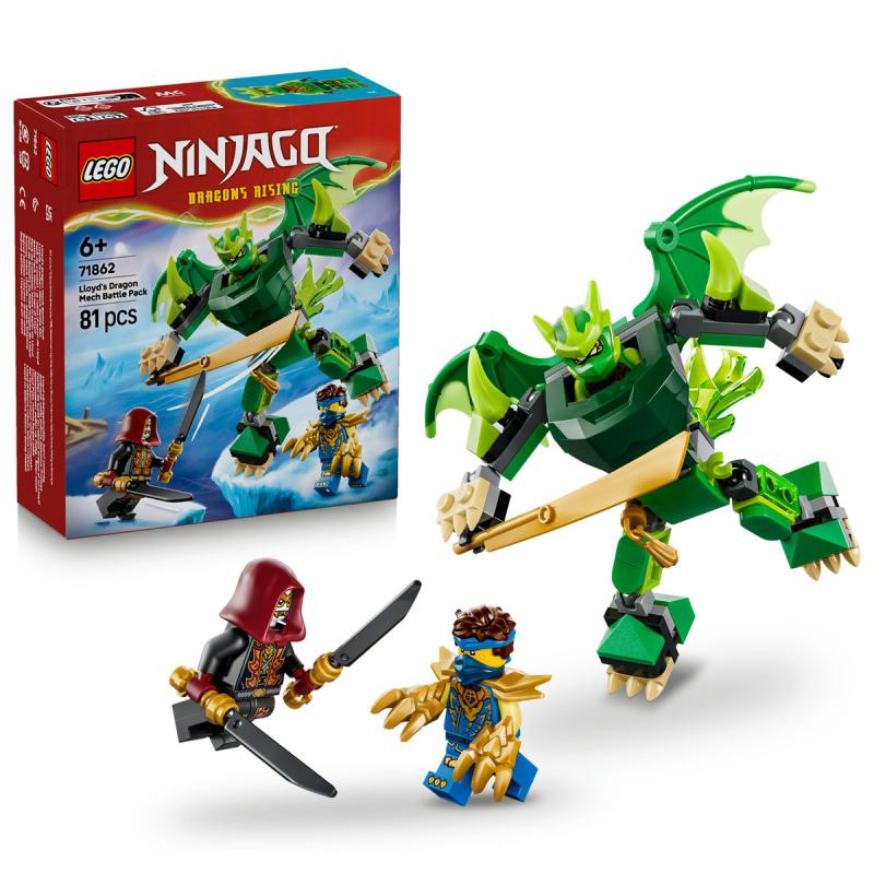 LEGO® NINJAGO - Lloyd sárkánypáncélja, harci csomag (71862)