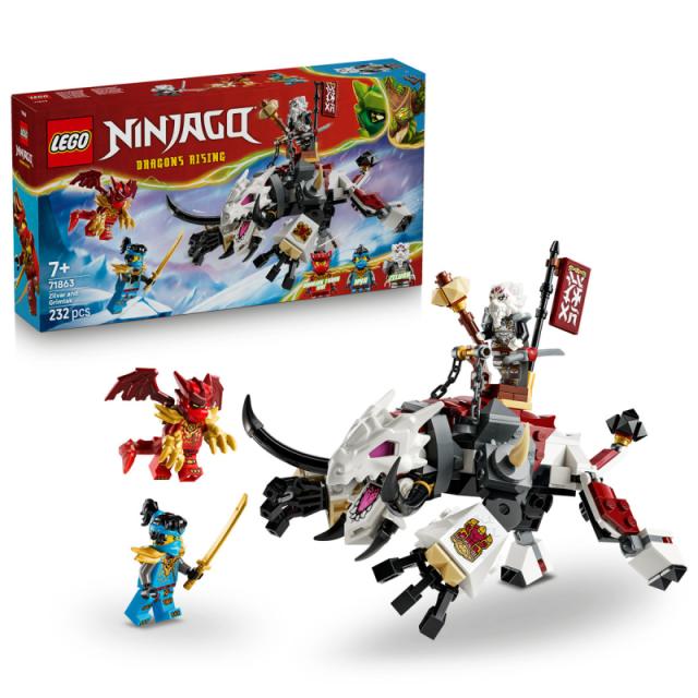 LEGO® NINJAGO - Zilvar és Grimtak, a sárkányszörny (71863)