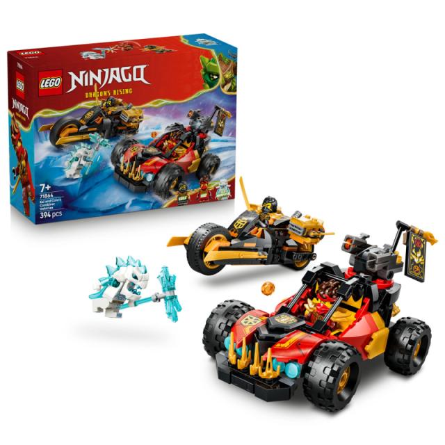 LEGO® NINJAGO - Kai és Cole kombinálható járművei (71864)