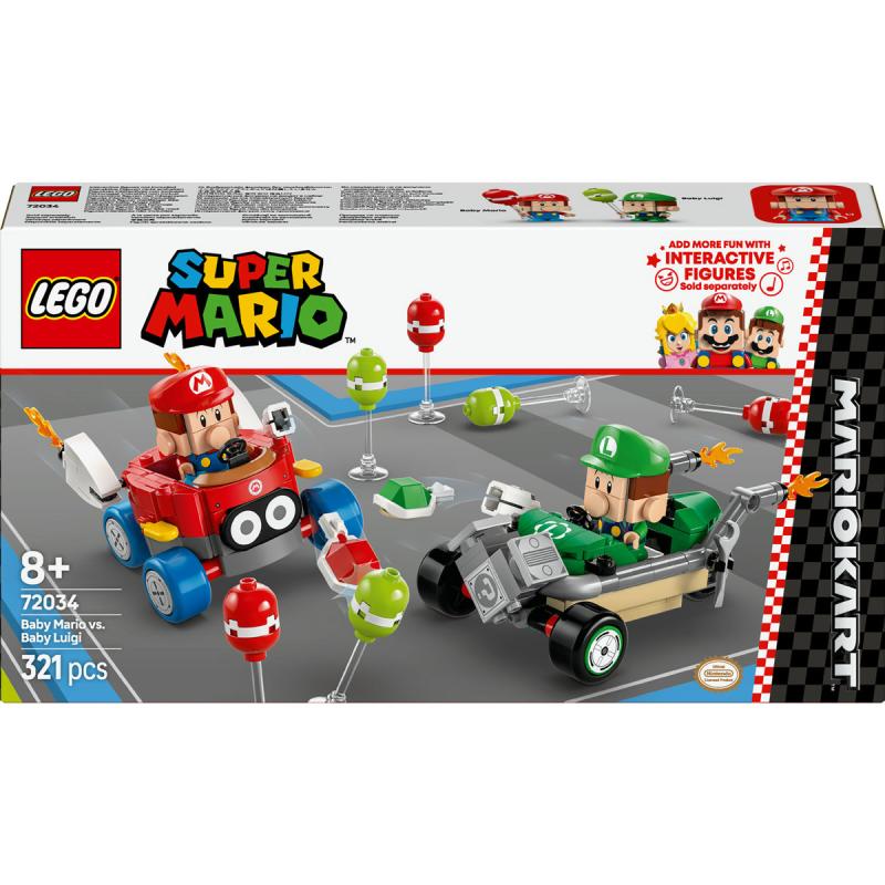 LEGO® Super Mario - Mario Kart™ – Baby Mario és Baby Luigi (72034)