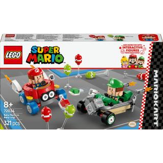 LEGO® Super Mario - Mario Kart™ – Baby Mario és Baby Luigi (72034)