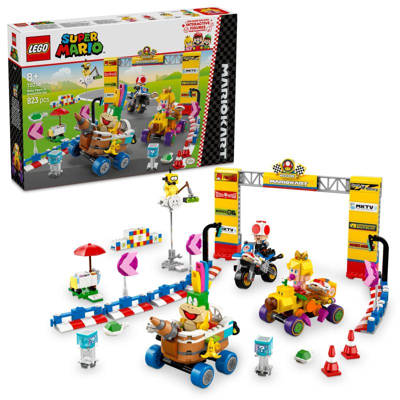 LEGO® Super Mario - Mario Kart™ – Baby Peach és a Grand Prix szett (72036)