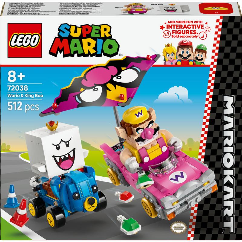 LEGO® Super Mario - Mario Kart™ – Wario és King Boo (72038)