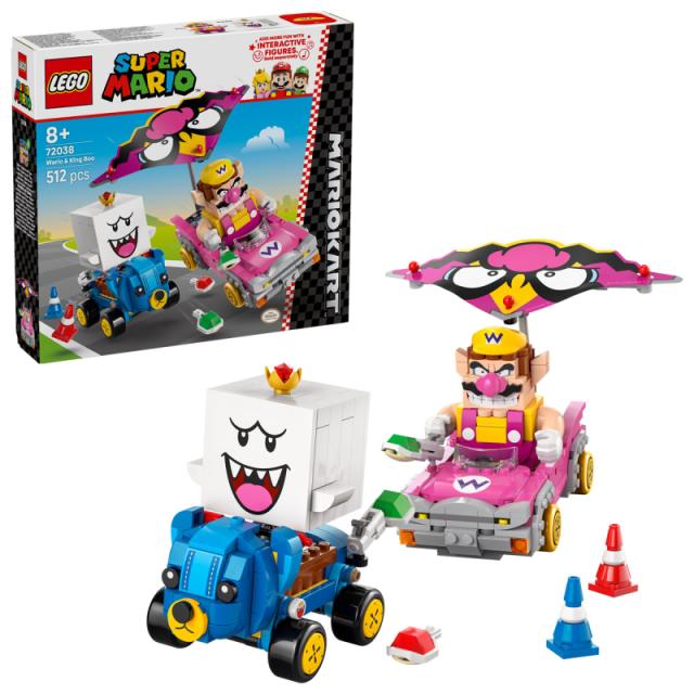 LEGO® Super Mario - Mario Kart™ – Wario és King Boo (72038)