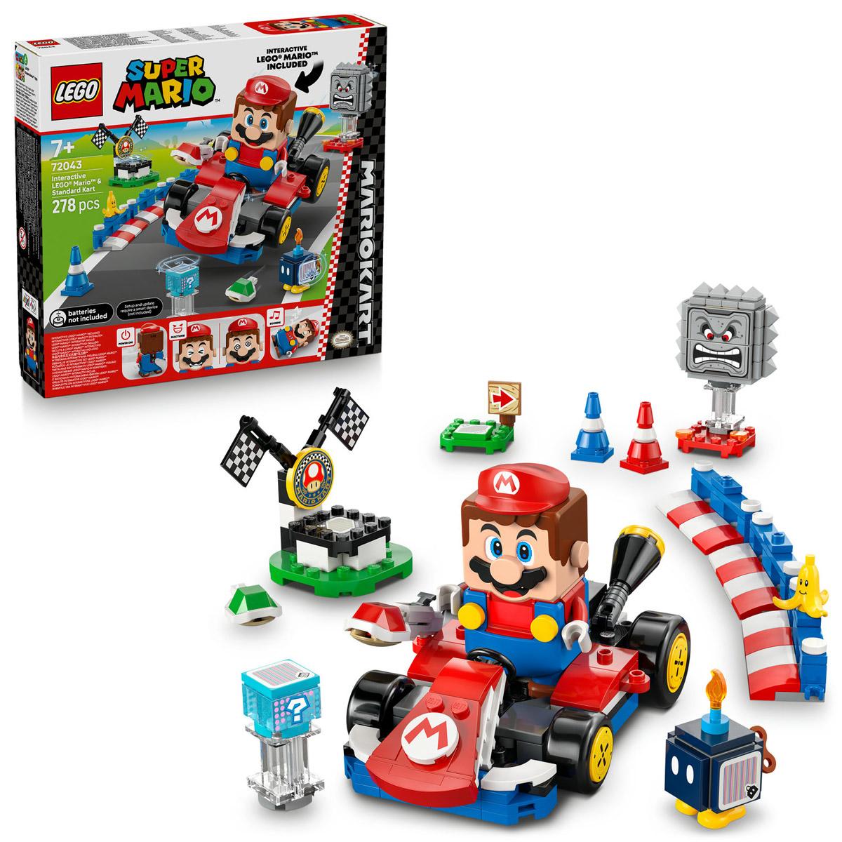 LEGO® Super Mario - Mario Kart™ – Interaktív LEGO® Mario™ és Standard Kart (7204