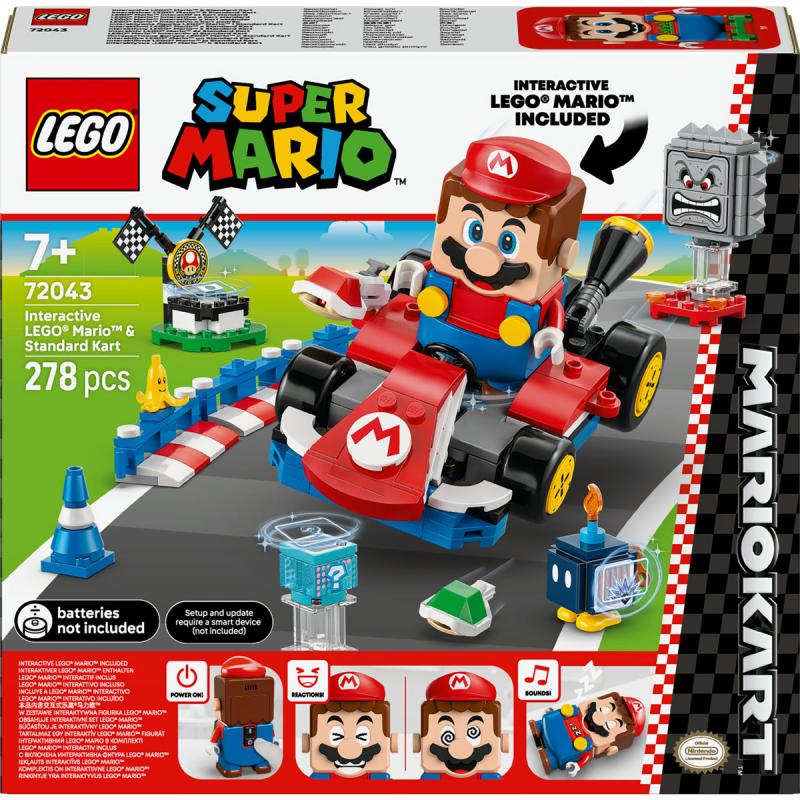 LEGO® Super Mario - Mario Kart™ – Interaktív LEGO® Mario™ és Standard Kart (7204