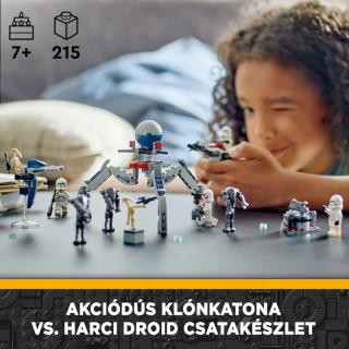 LEGO® Star Wars - Klónkatona™ és harci droid™ harci csomag (75372)