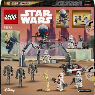 LEGO® Star Wars - Klónkatona™ és harci droid™ harci csomag (75372)