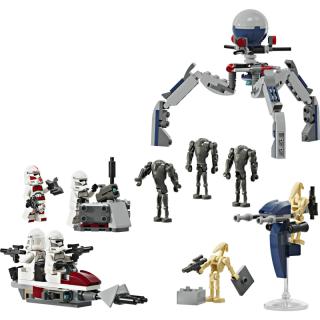 LEGO® Star Wars - Klónkatona™ és harci droid™ harci csomag (75372)