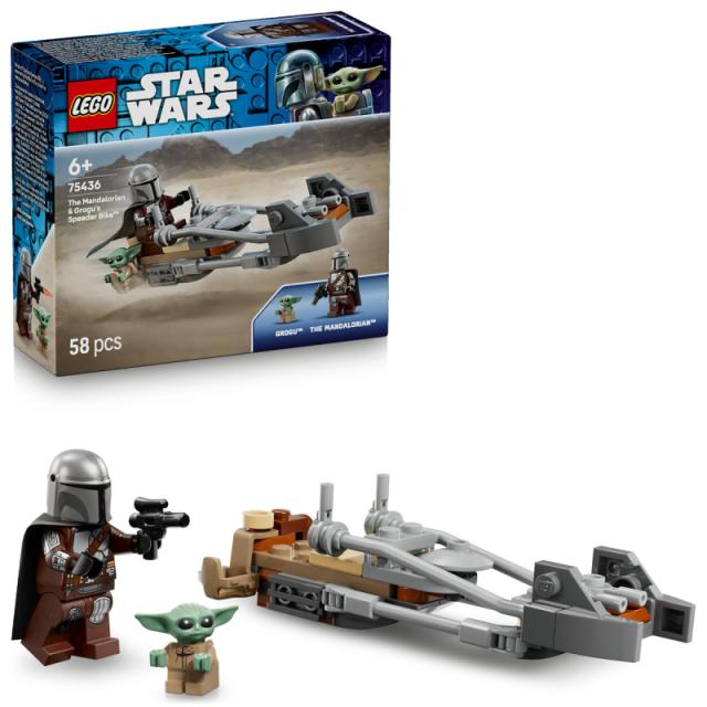 LEGO® Star Wars - A Mandalóri és Grogu speeder bike-ja (75436)