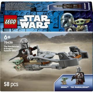 LEGO® Star Wars - A Mandalóri és Grogu speeder bike-ja (75436)