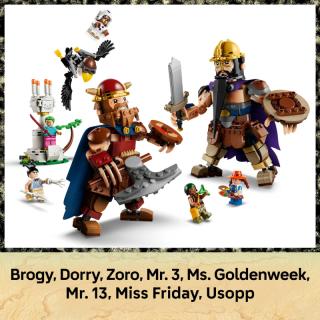 LEGO® One Piece - Dorry vs. Brogy – A Kicsi Kert óriásai (75644)