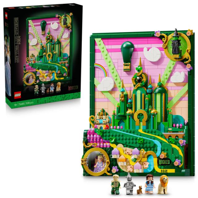 LEGO® Wicked - Emerald City fali dekoráció (75685) 