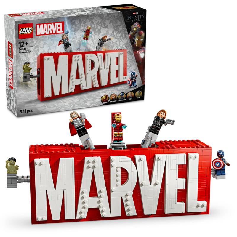 LEGO® Super Heroes - MARVEL logó és minifigurák (76313) 