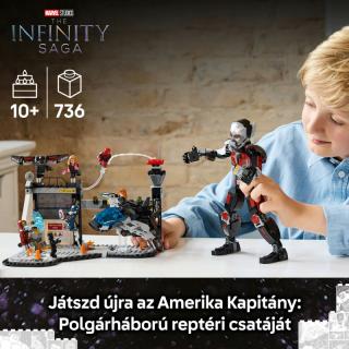 LEGO® Marvel - Amerika Kapitány: Polgárháború csatajelenet (76314)