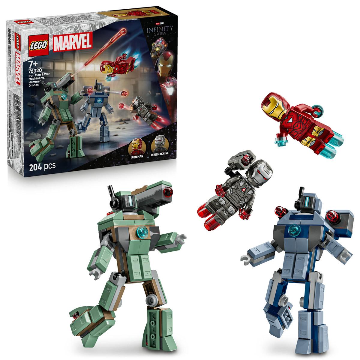 LEGO® Marvel - Vasember és Hadigép vs. Hammer-drónok (76320)