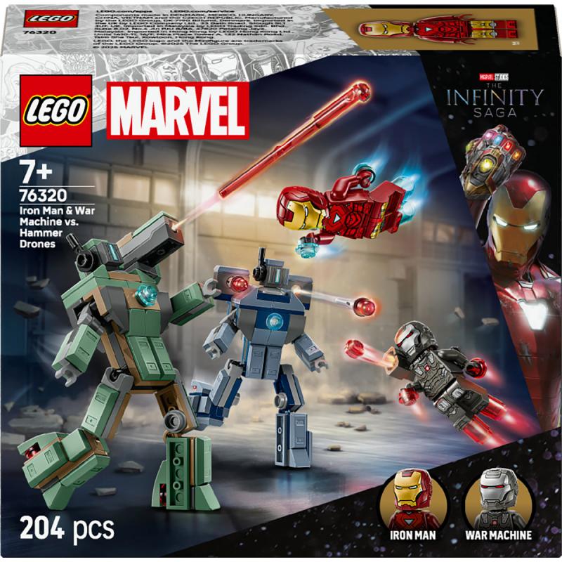 LEGO® Marvel - Vasember és Hadigép vs. Hammer-drónok (76320)
