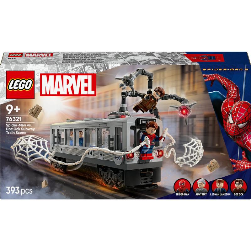 LEGO® Marvel - Pókember és Doc Ock csatája a metrókocsiban (76321)