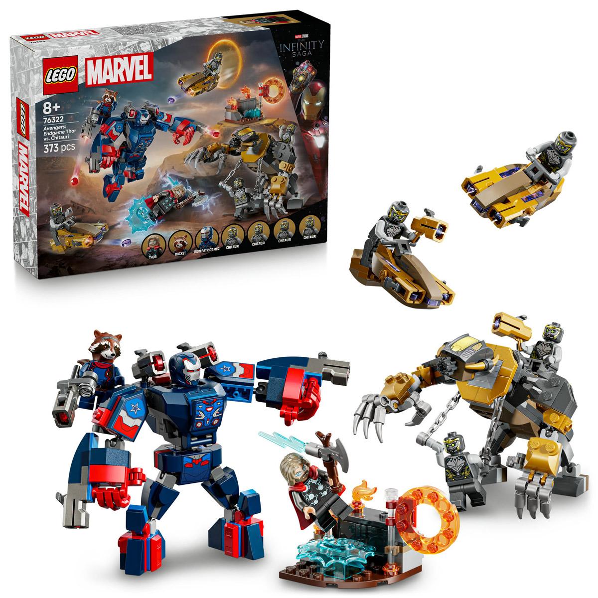 LEGO® Super Heroes - Bosszúállók: Végjáték Thor a chitauri harcosok ellen (76322)