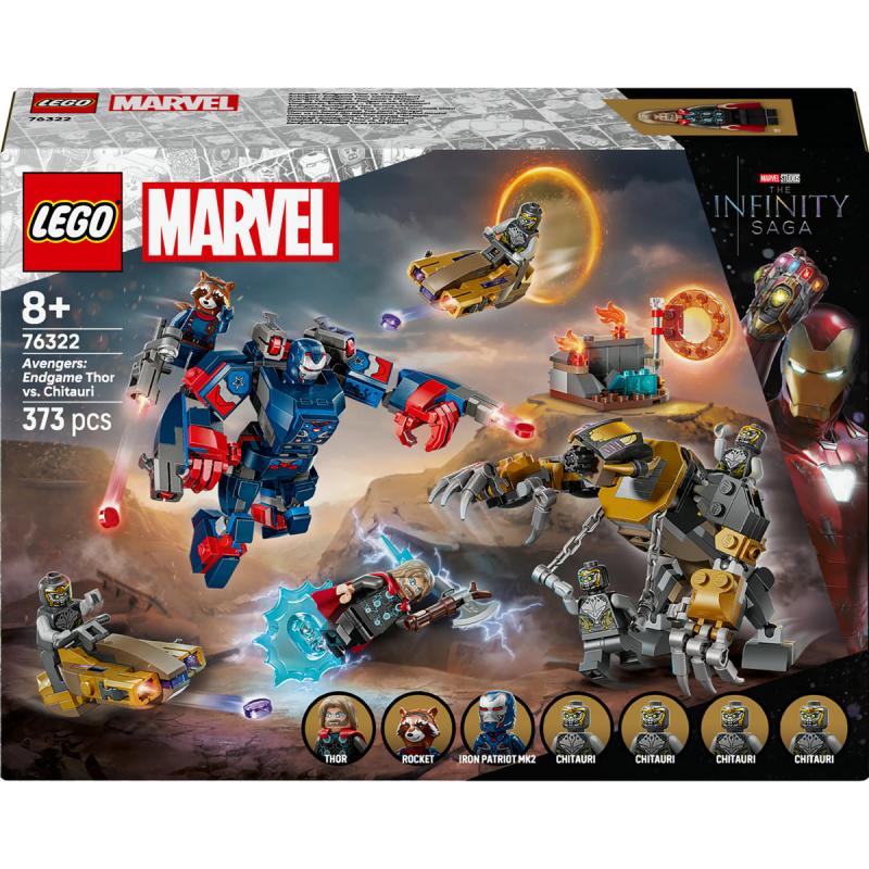 LEGO® Super Heroes - Bosszúállók: Végjáték Thor a chitauri harcosok ellen (76322)