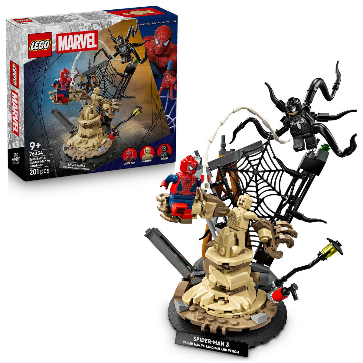 LEGO® Marvel - Pókember és Homokember óriási csatája (76334)