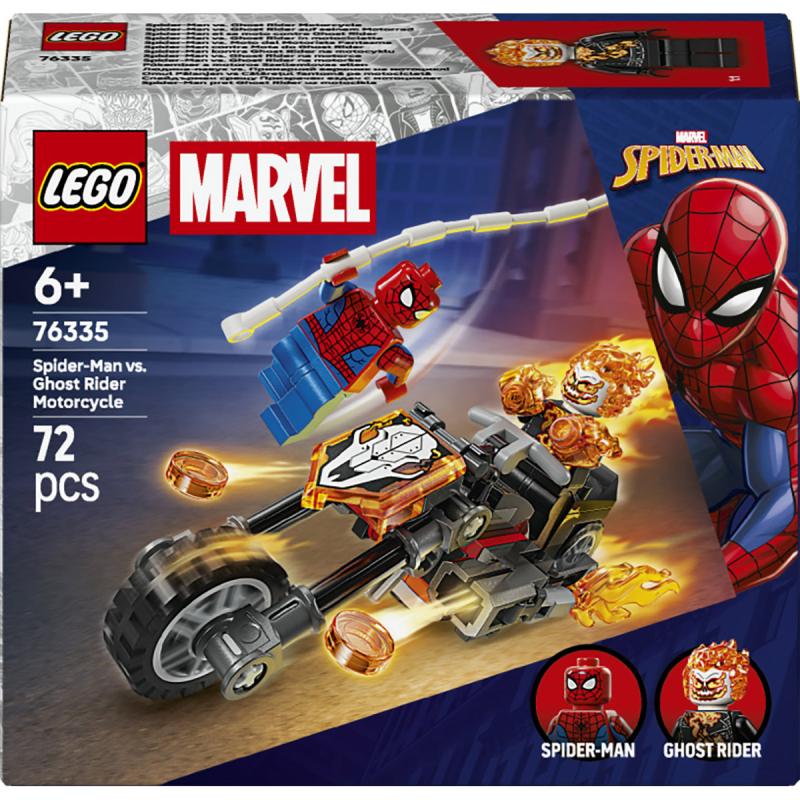 LEGO® Marvel - Pókember a motoros Szellemlovas ellen (76335) 