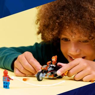 LEGO® Marvel - Pókember a motoros Szellemlovas ellen (76335) 