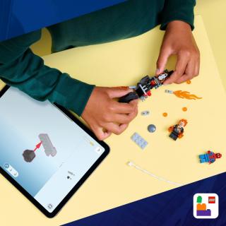 LEGO® Marvel - Pókember a motoros Szellemlovas ellen (76335) 