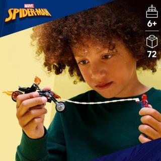 LEGO® Marvel - Pókember a motoros Szellemlovas ellen (76335) 