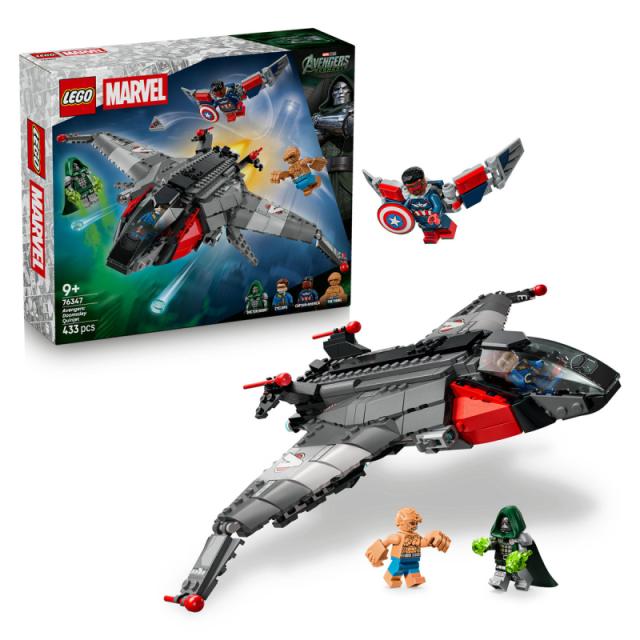 LEGO® Marvel - Bosszúállók: Doctor Doom ébredése Quinjet (76347)