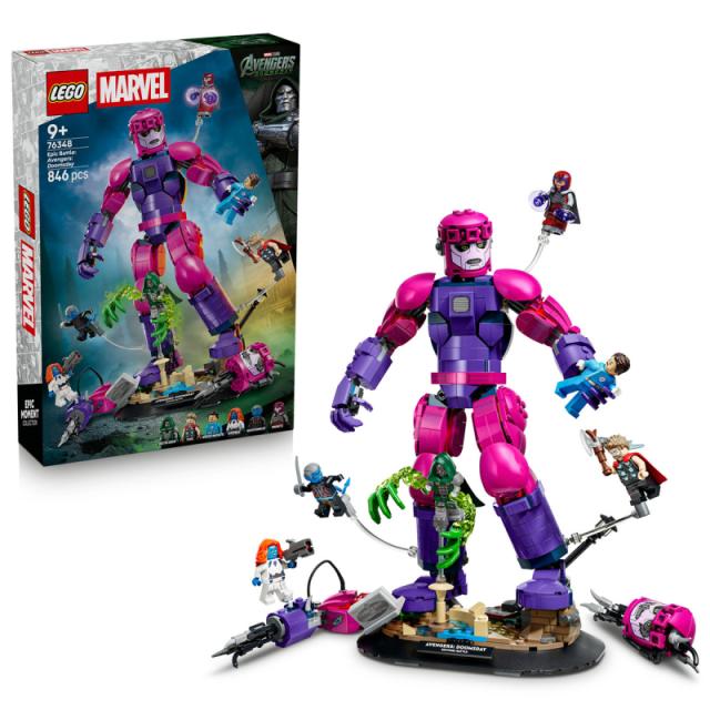 LEGO® Marvel - Hősies küzdelem: Bosszúállók: Doctor Doom ébredése (76348)