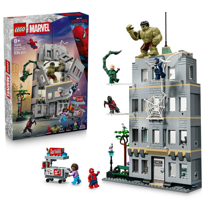 LEGO® Super Heroes - Pókember és Hulk csatája (76350)