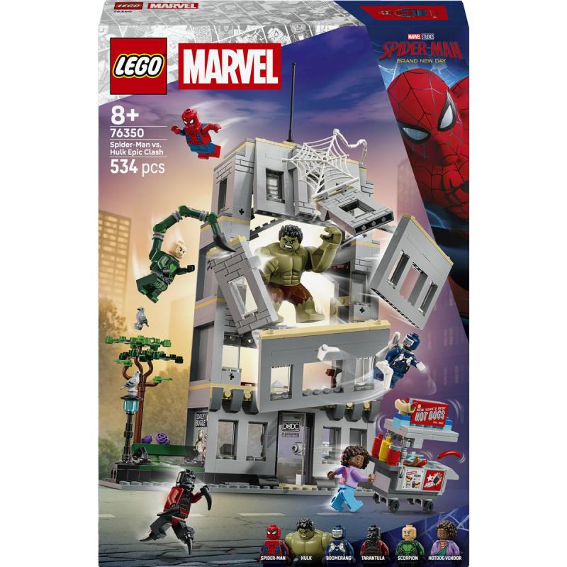 LEGO® Super Heroes - Pókember és Hulk csatája (76350)