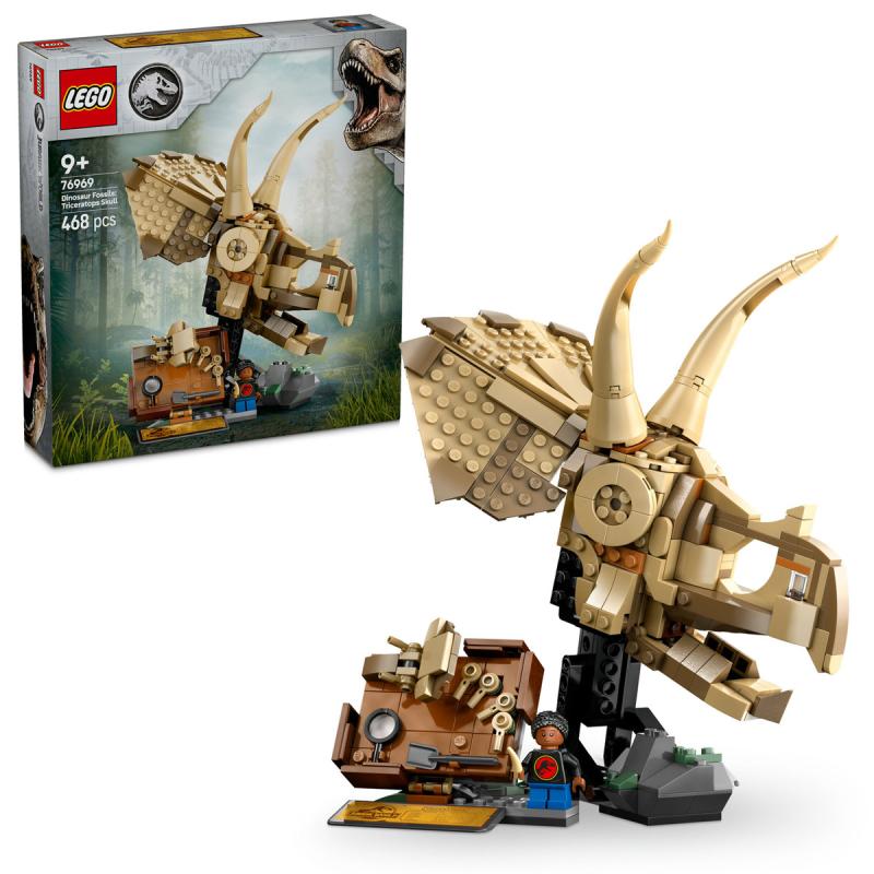 LEGO® Jurassic World - Dinómaradványok: Triceratops-koponya (76969)