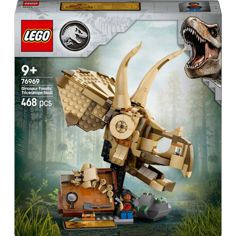 LEGO® Jurassic World - Dinómaradványok: Triceratops-koponya (76969)