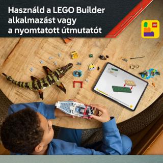 LEGO® Jurassic World - Vízi küldetés és kockákból épült Mosasaurus (76974)
