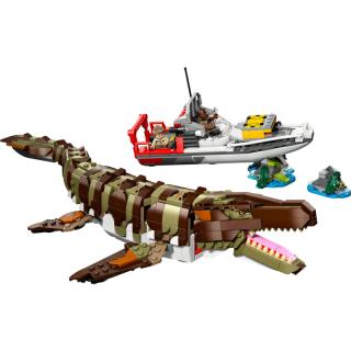 LEGO® Jurassic World - Vízi küldetés és kockákból épült Mosasaurus (76974)